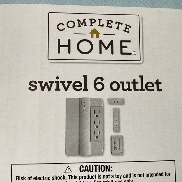 Complete Home Swivel 6 Outlet New - Picture 6 of 11